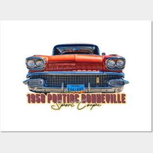 1958 Pontiac Bonneville Sport Coupe Posters and Art